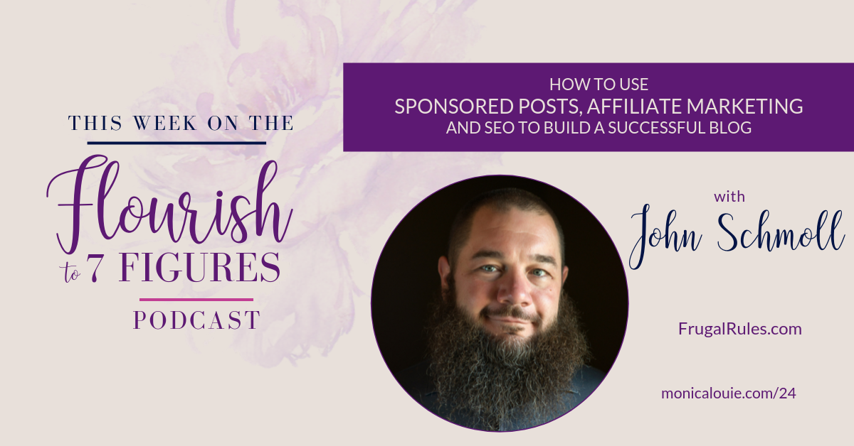How to Use Sponsored Posts, Affiliate Marketing, and SEO to Build a Successful Blog with John Schmoll of FrugalRules.com