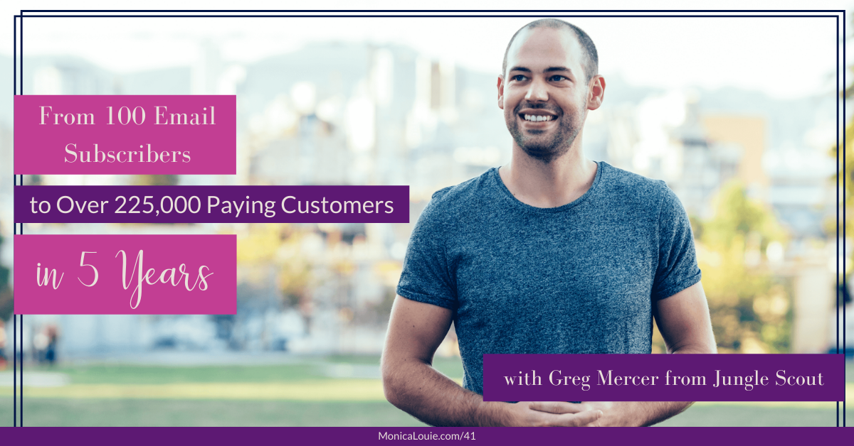From 100 Email Subscribers to Over 225,000 Paying Customers in 5 Years with Greg Mercer from Jungle Scout