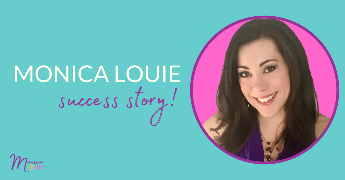 monica louie success story - FB